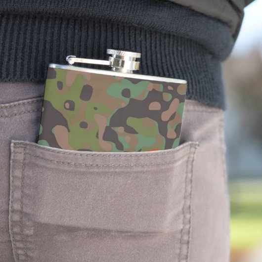 GIトップシークレットグルーミングお祝いカモフラージュパーティー フラスク (インサイチュ)