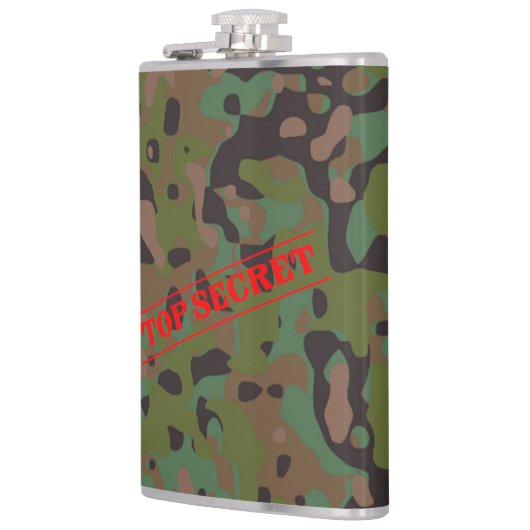 GIトップシークレットグルーミングお祝いカモフラージュパーティー フラスク (左)