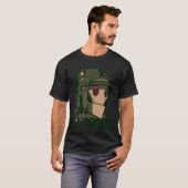 GIロボットショーケースガール Tシャツ (正面フル)