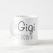 Gi最高のGiの手を下のマグカップ コーヒーマグカップ (正面左)