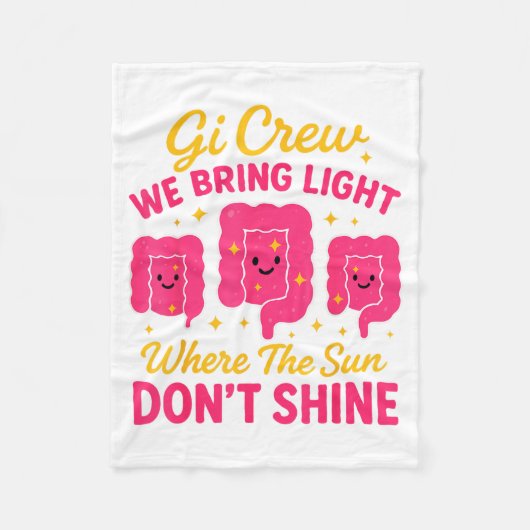 Gi Crew We Bring Light Where The Sun Don't Shine フリースブランケット (正面)