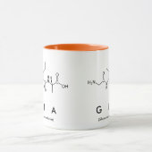 Giaペプチド名mug マグカップ (中央)