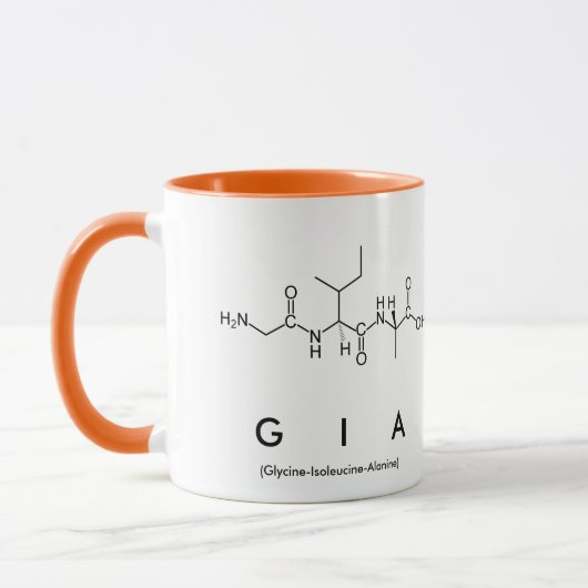 Giaペプチド名mug マグカップ (左)