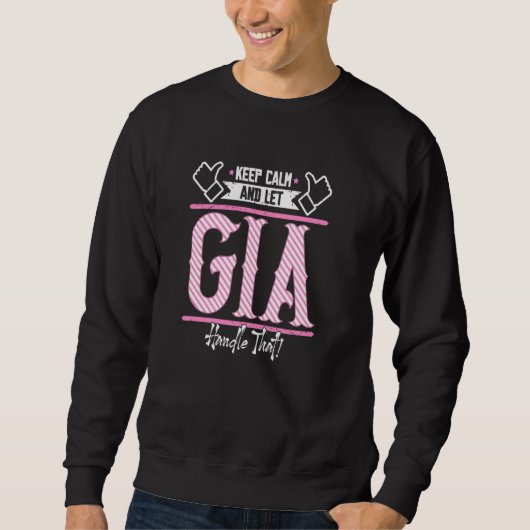 Gia Calm保とGia Handle that スウェットシャツ (正面)