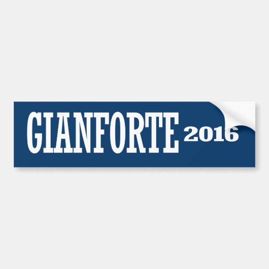 Gianforte -グレッグGianforte 2016年 バンパーステッカー (正面)
