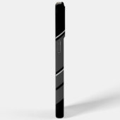 Gianni – 名前テンプレート – 黒と灰色 Case-Mate iPhoneケース (裏面 / 右)