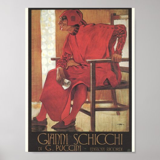 Gianni Schicchi Poster (Puccini) ポスター (正面)