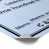 Giant 空白の Check for Sweepstakes & Awards ポスター (角)