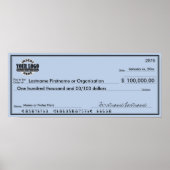 Giant 空白の Check for Sweepstakes & Awards ポスター (正面)