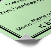 Giant 空白の Check for Sweepstakes & Awards ポスター (角)