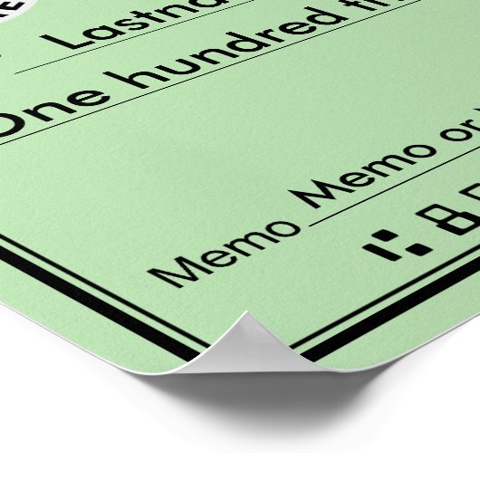 Giant 空白の Check for Sweepstakes & Awards ポスター (角)