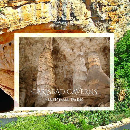 Giant and Twin Domes, Carlsbad Caverns NPポストカード ポストカード