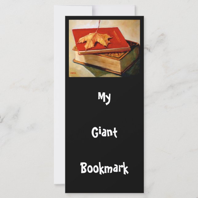 GIANT BOOKMARK：アート：本：リーフ (正面)