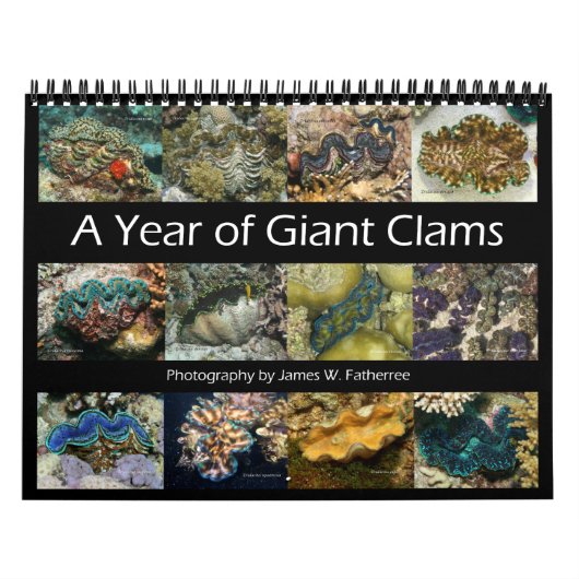 Giant Clams Wall Calendar 2 by James W. Fathree. カレンダー (カバー)
