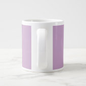 Giant Coffee Mug in Soft Pastel Lilac Shade ジャンボコーヒーマグカップ (裏面)