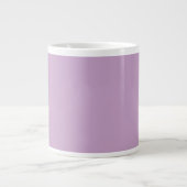 Giant Coffee Mug in Soft Pastel Lilac Shade ジャンボコーヒーマグカップ (正面)