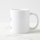 Giant coffee mug with colorful quote ジャンボコーヒーマグカップ (右)