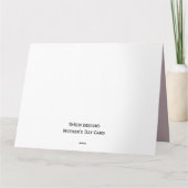 GIANT First Mother's Dayベビー写真ハートフローラ カード (裏面)