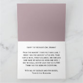 GIANT First Mother's Dayベビー写真ハートフローラ カード (内部)