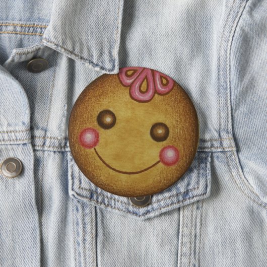 Giant Gingerbread Cookie Button 缶バッジ (インサイチュ)