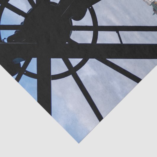 Giant glass clock at the Musée d'Orsay - Paris 薄葉紙 (詳細)