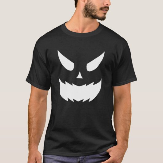 Giant Jack O Lantern Face   Scary Halloween Pumpki Tシャツ (正面)