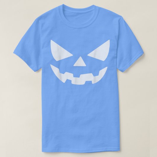 Giant Jack O Lantern Face - Scary Halloween Pumpki Tシャツ (デザイン正面)