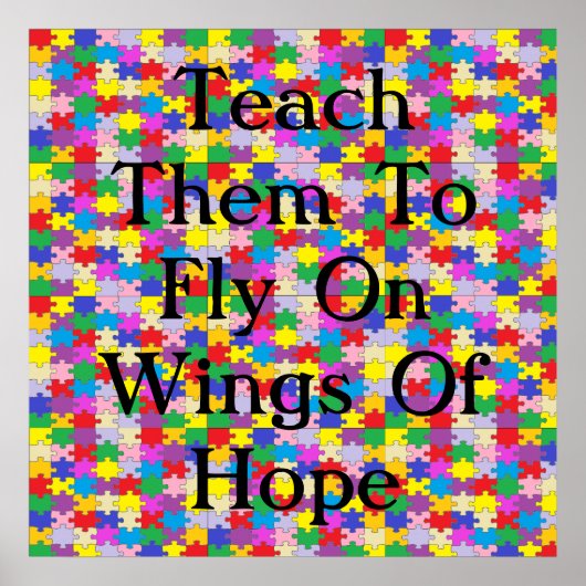 Giant Jigsaw 52"x52"キャンバス印刷 ポスター (正面)