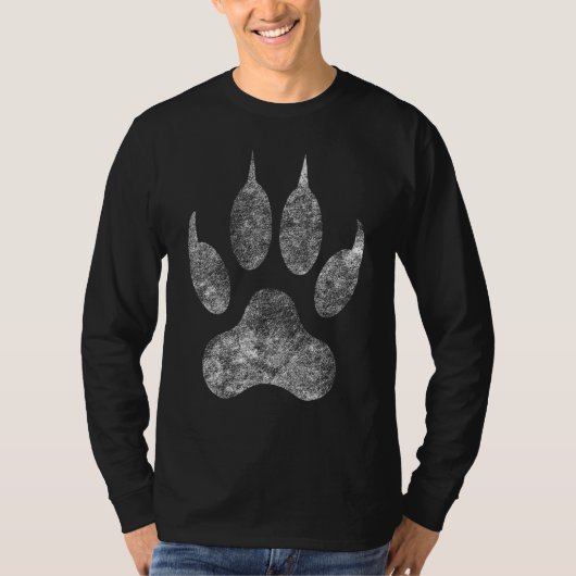 Giant Lion Paw Footprint Tシャツ (正面)