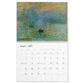 Giant Monet 2015カレンダー カレンダー (3月 2027)