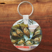 Giant Mussels築地魚市場，東京 キーホルダー (正面)