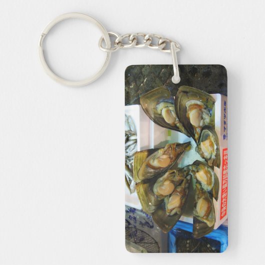Giant Mussels築地魚市場，東京 キーホルダー (正面)