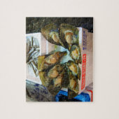 Giant Mussels築地魚市場，東京 ジグソーパズル (縦)