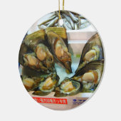 Giant Mussels築地魚市場，東京 セラミックオーナメント (左)