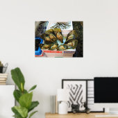 Giant Mussels築地魚市場,東京 ポスター (ホームオフィス)