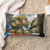 Giant Mussels築地魚市場，東京 ランバークッション (ブランケット)