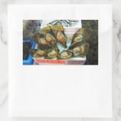 Giant Mussels築地魚市場，東京 長方形シール (バッグ)