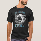 Giant Octopus, Release The Kraken Pirate Ship Tシャツ (正面)