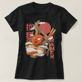 Giant Octopus Tentacle Ramen Bowl Tシャツ