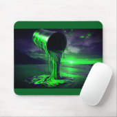 Giant Paint Can Pours Paint Onto Sunset Beach  マウスパッド (マウス)