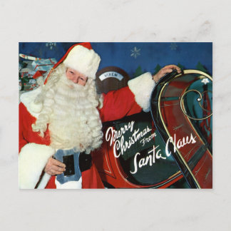 Giant-Post Card - Merry Christmas from Santa シーズンポストカード