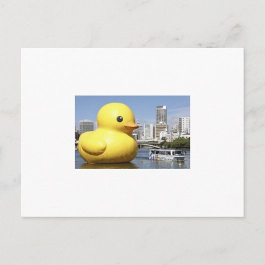 giant rubber ducky postcard ポストカード (正面)
