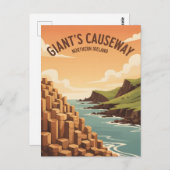 Giant s Causeway Northern Ireland ポストカード (正面/裏面)
