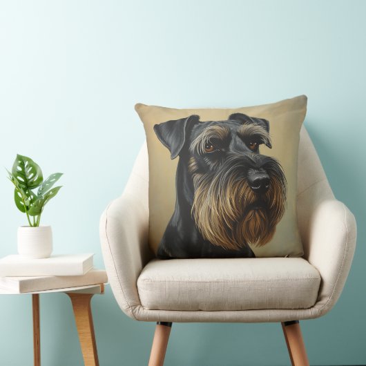 Giant Schnauzer クッション (椅子)