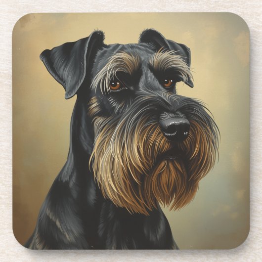 Giant Schnauzer コースター (正面)