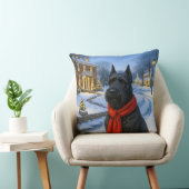 Giant Schnauzer Holiday クッション (椅子)