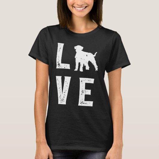 Giant Schnauzer Love  1 Tシャツ (正面)