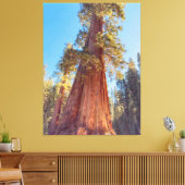 Giant Sequoia Tree キャンバスプリント (インサイチュ (リビング))