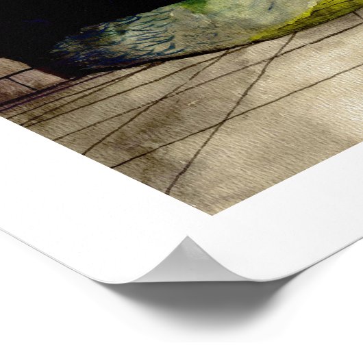 "Giant Serpent" – の絵を描Tracy Lesch著 ポスター (角)