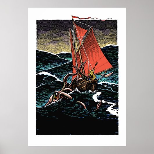 Giant Squid Poster ポスター (正面)